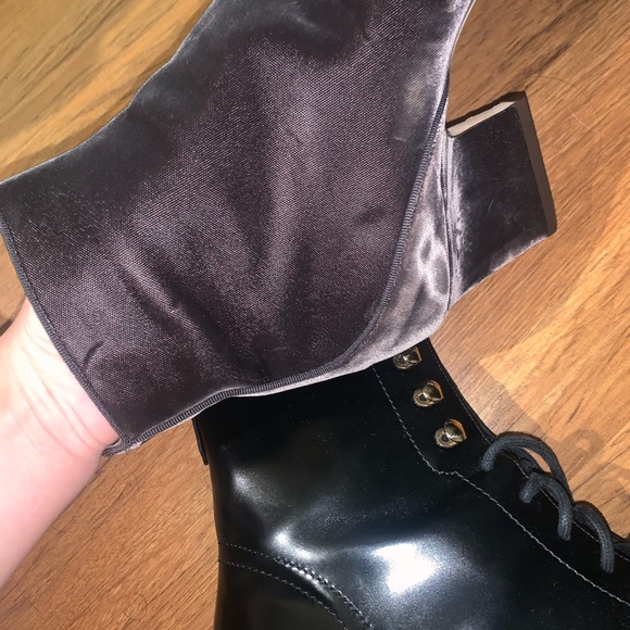 JIMMY CHOO *New* Velvet Mink Brown Boots Booties - Picture 9 of 10